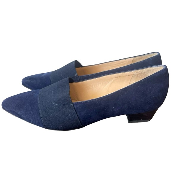 Peter Kaiser Women’s Navy Blue Suede Pumps 3.5 UK / 6 US Pointed Toe Heels - Picture 1 of 4